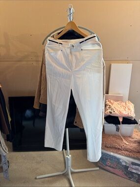Lucia sport White womens Chino Pants - Clean Straight Fit